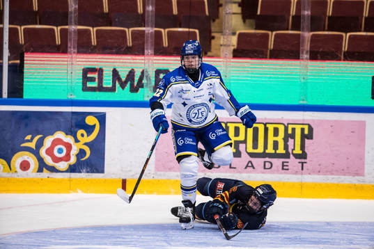 Leksands Agata Sarnovska och Djurgårdens Madeline Posick