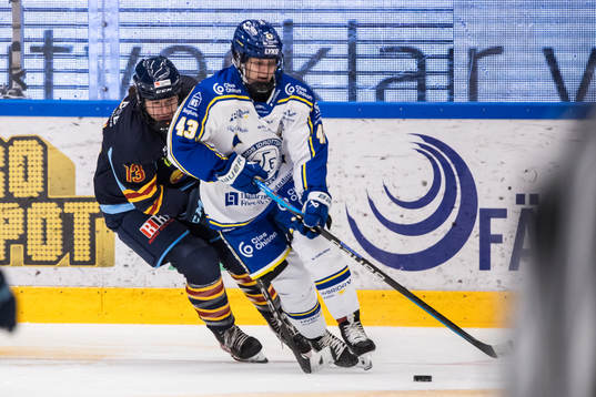 Djurgårdens Anneke Linser och Leksands Aino Karppinen