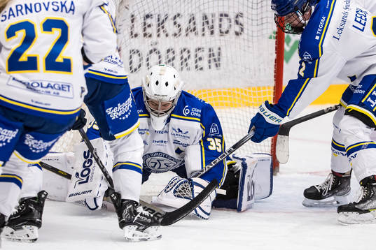 Leksands målvakt Emma Polusny