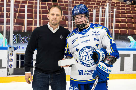 Leksands Shay Maloney utsedd till matchens lirare
