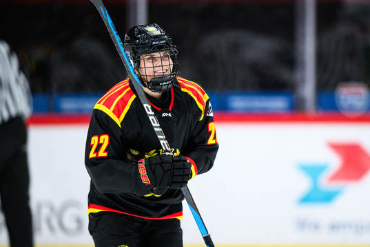 Brynäs Hanna Thuvik jublar
