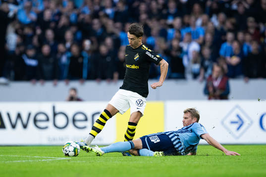 AIKs Bersant Celina och Djurgårdens Rasmus Schuller