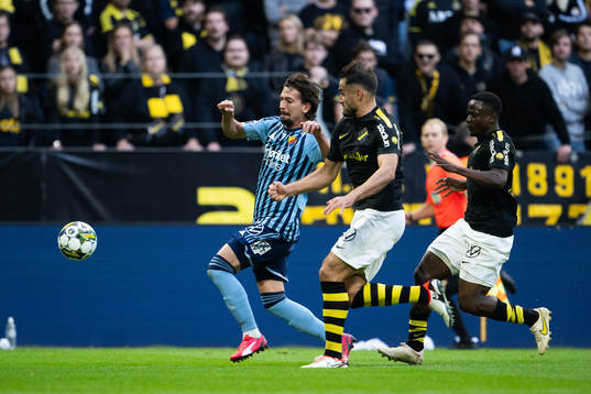 Djurgårdens Gustav Wikheim mot AIKs Sotirios