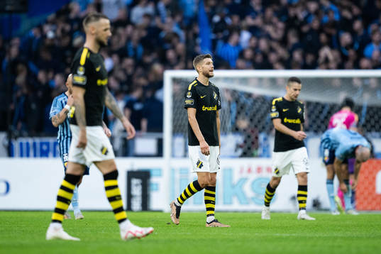 AIKs Alexander Milosevic, Anton Salétros och Dino Besirovic
