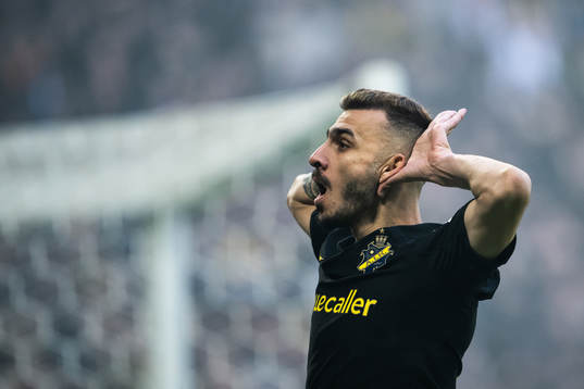 AIKs Ioannis Pittas jublar