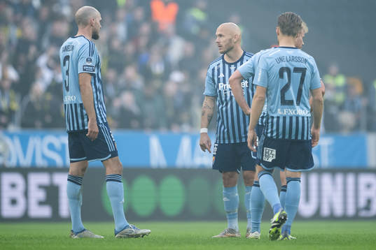 Djurgårdens Marcus Danielson, Magnus Eriksson och Jacob