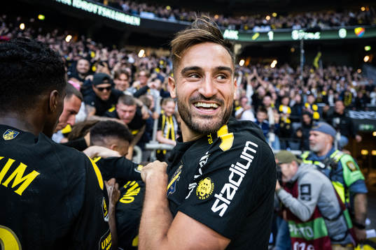 AIKs Sotirios Papagiannopoulos jublar