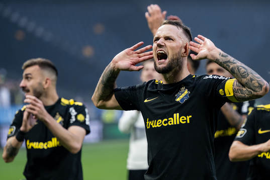 AIKs Alexander Milosevic jublar