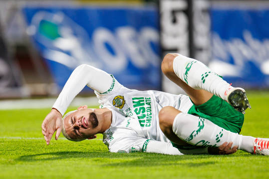 Hammarbys Edvin Kurtulus har ont