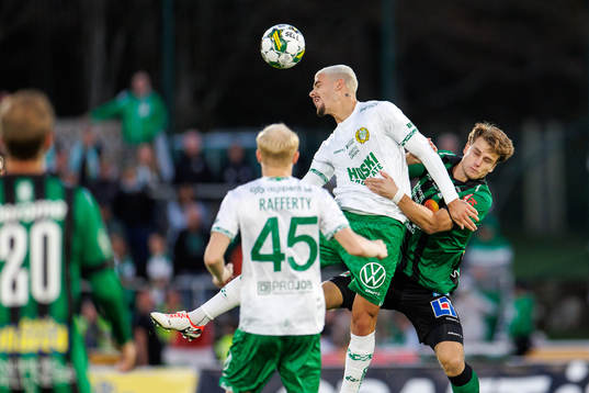 Hammarbys Edvin Kurtulus och Kristoffer Hoven