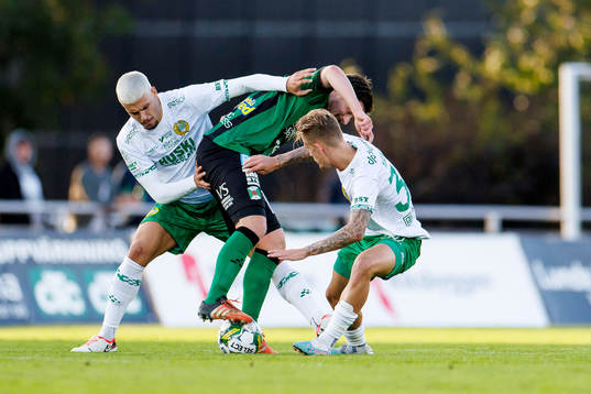 Hammarbys Edvin Kurtulus och Fredrik Hammar