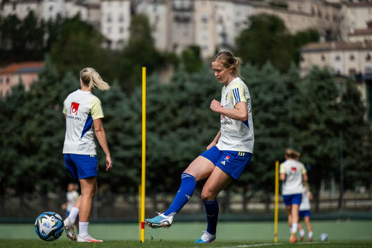 Emma Östlund of the Swedish women’s National fotboll team