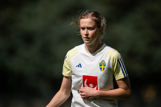 Emma Östlund of the Swedish women’s National fotboll team