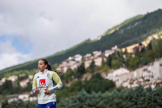 Rosa Kafaji of the Swedish women’s National fotboll team