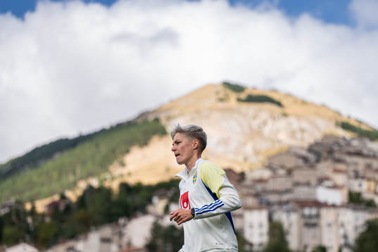 Lina Hurtig of the Swedish women’s National fotboll team