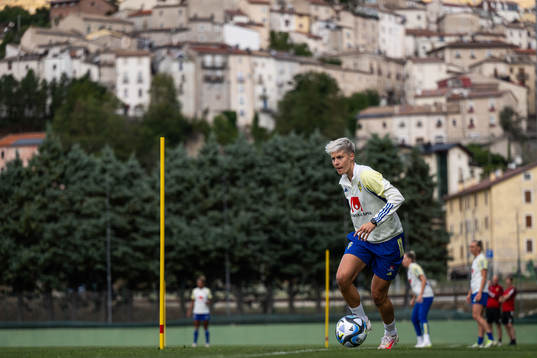 Lina Hurtig of the Swedish women’s National fotboll team