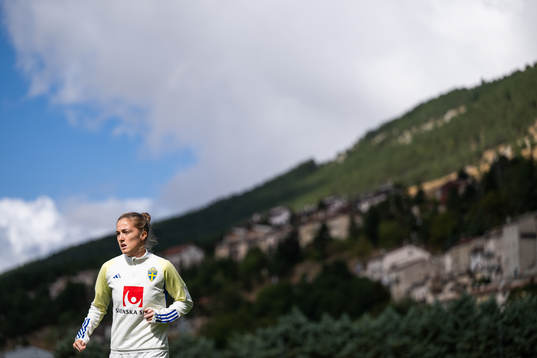 Filippa Angeldahl of the Swedish women’s National fotboll
