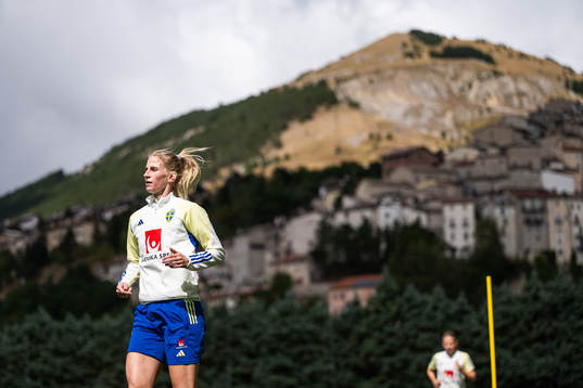 Sofia Jakobsson of the Swedish women’s National fotboll