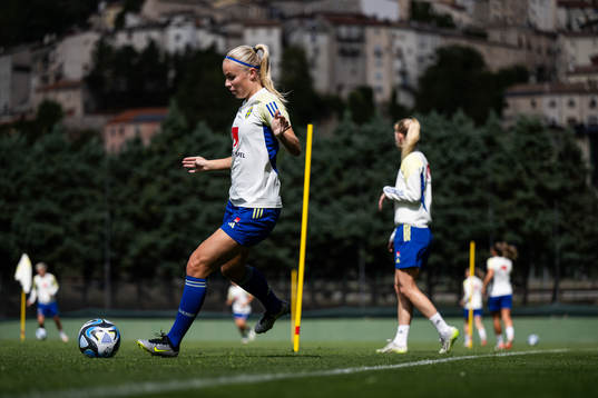 Stina Lennartsson of the Swedish women’s National fotboll