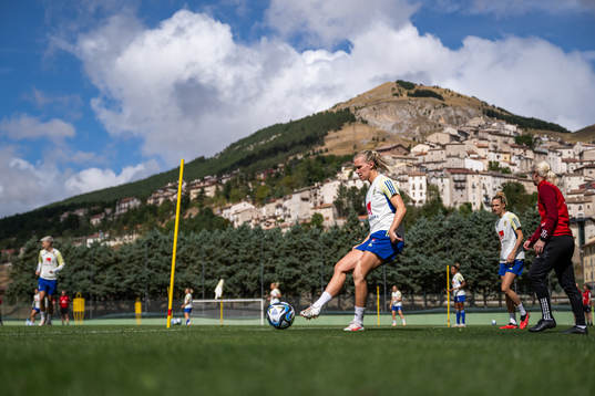 Josefin Rybrink of the Swedish women’s National fotboll