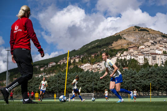 Emma Östlund of the Swedish women’s National fotboll team
