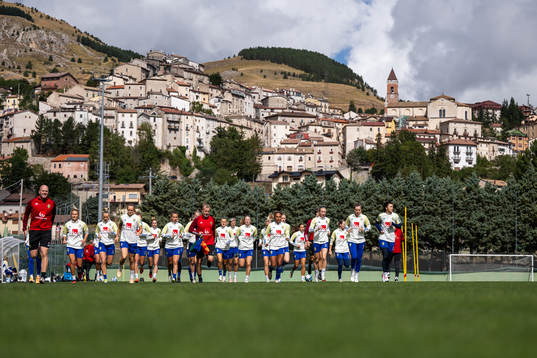 Players of the Swedish women’s National fotboll team