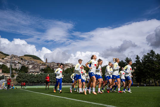 Players of the Swedish women’s National fotboll team