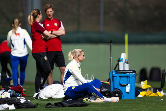 Jonna Andersson of the Swedish women’s National fotboll