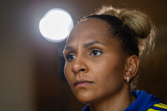 Madelen Janogy of the Swedish women's national football