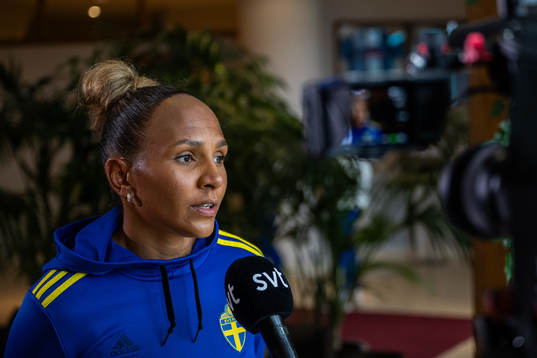 Madelen Janogy of the Swedish women's national football