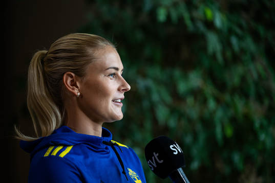 Amanda Nildén of the Swedish women's national football