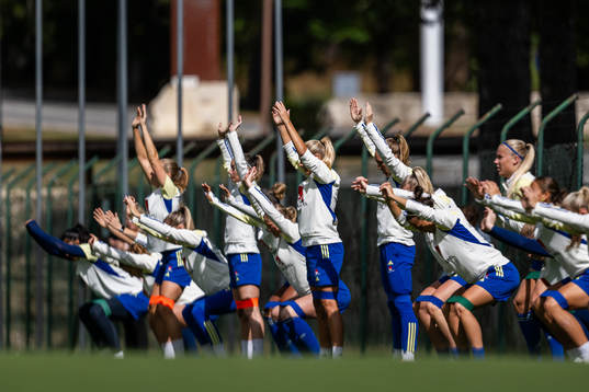 Players of the Swedish women’s National fotboll team