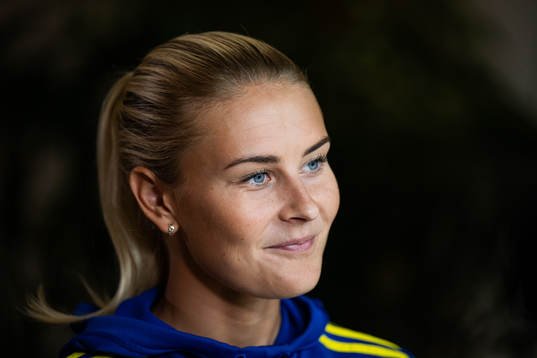 Amanda Nildén of the Swedish women's national football