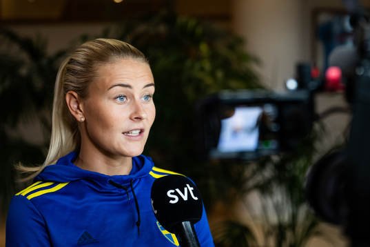 Amanda Nildén of the Swedish women's national football
