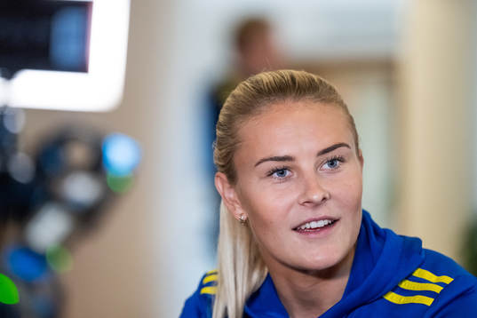 Amanda Nildén of the Swedish women's national football