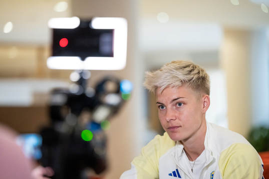 Lina Hurtig of the Swedish women's national football team