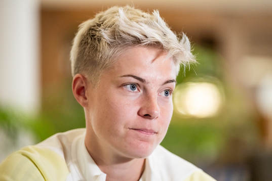 Lina Hurtig of the Swedish women's national football team