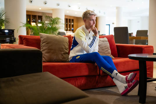 Lina Hurtig of the Swedish women's national football team