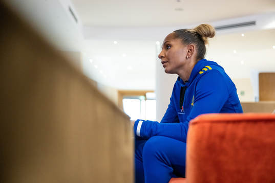 Madelen Janogy of the Swedish women's national football