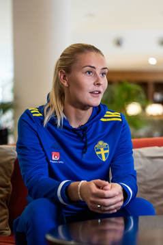 Amanda Nildén of the Swedish women's national football