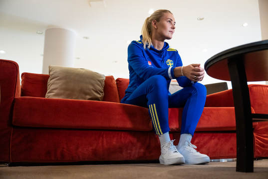 Amanda Nildén of the Swedish women's national football