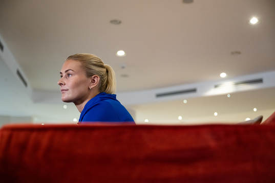 Amanda Nildén of the Swedish women's national football