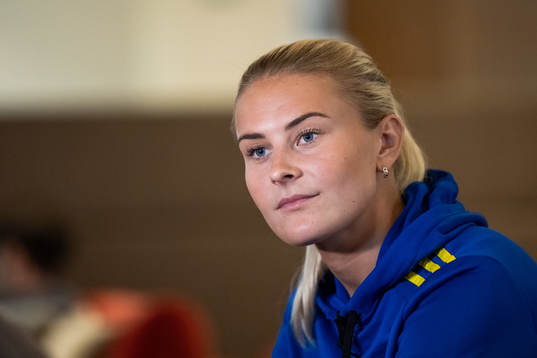 Amanda Nildén of the Swedish women's national football