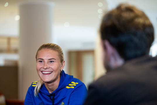 Amanda Nildén of the Swedish women's national football