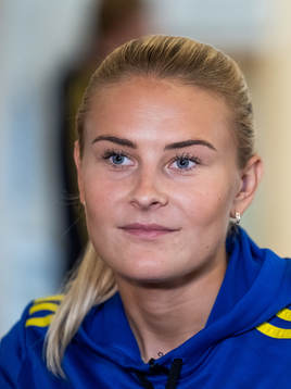 Amanda Nildén of the Swedish women's national football