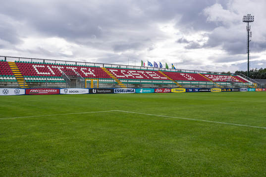 General view of the stands at Stadio Teofilo Patini