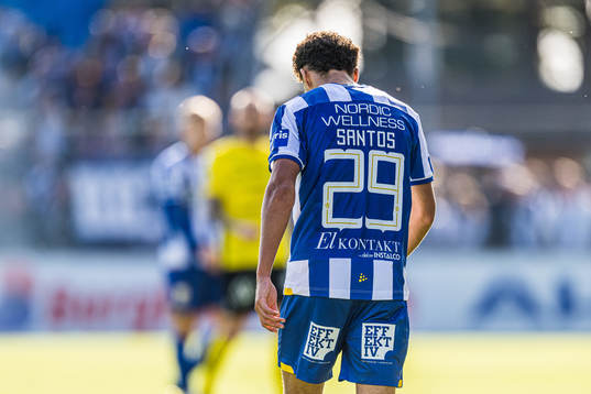 IFK Göteborgs Thomas Santos deppar