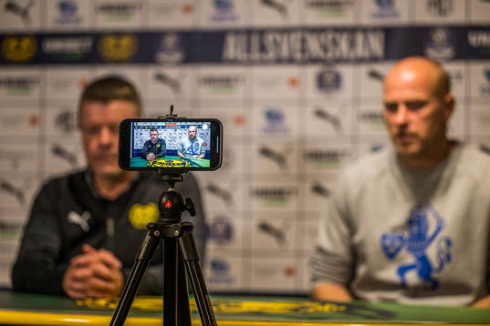 Mjällbys tränare Anders Torstensson och IFK Göteborgs