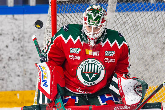 Frölundas målvakt Stephanie Neatby