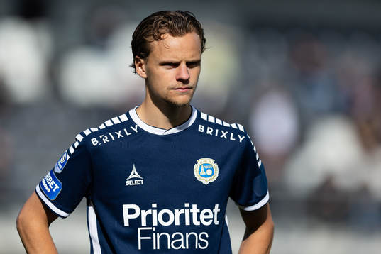 Utsiktens Fredrik Martinsson på line up innan